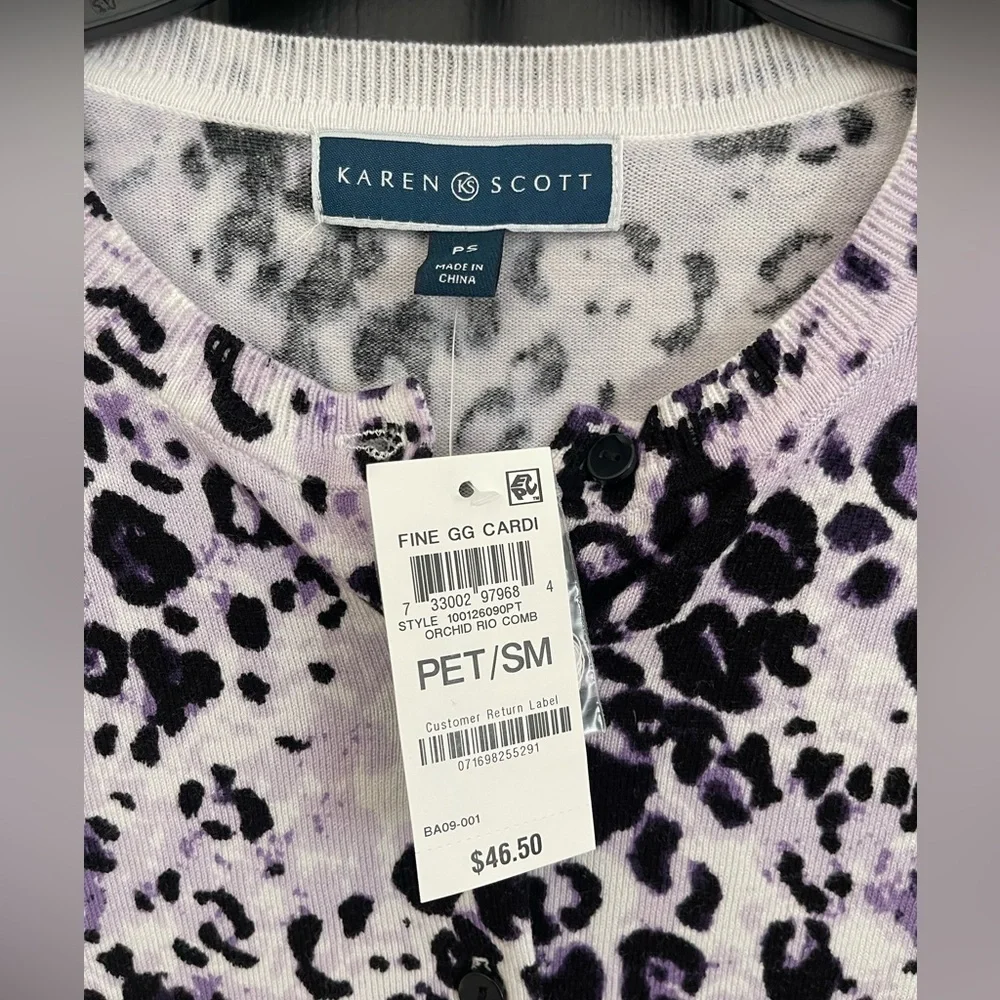 New Karen Scott Sweater size‎ PSmall - Picture 3 of 3